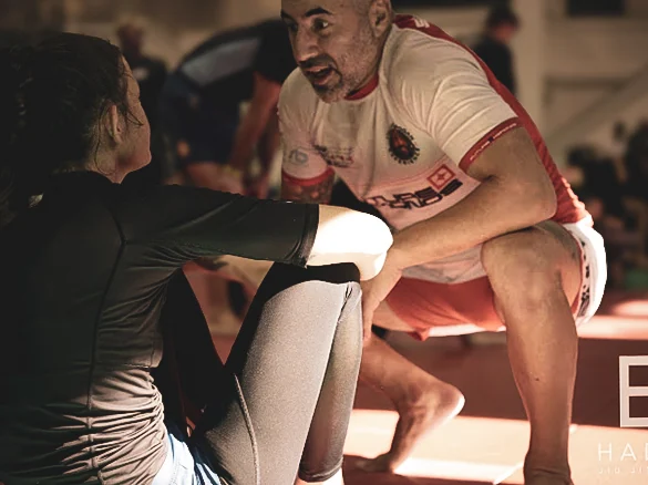 Instruction during BJJ training