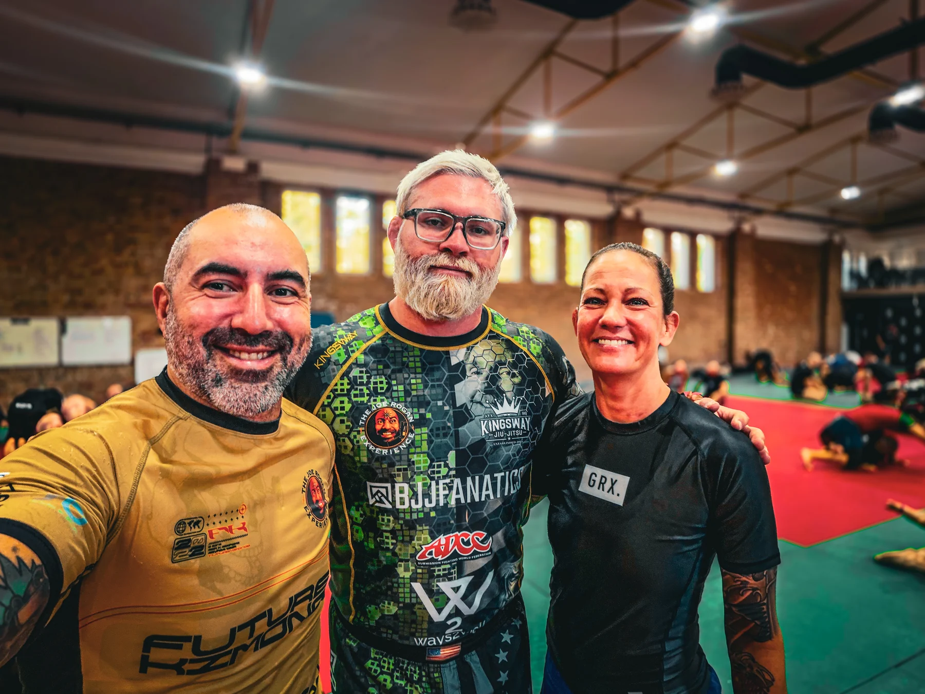 Participants at a BJJ event