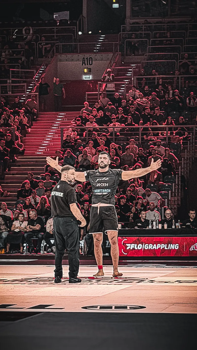 Javier Zaruski בזירת ADCC מול קהל